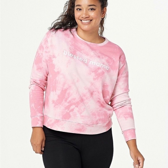 Ali & Mally Tops - NWT Ali & Mally Blessed Mama Tie Dye Sweatshirt XS